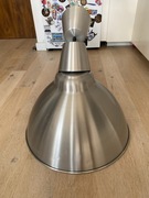 Lampa wisząca sufitowa IKEA FOTO 50 cm stalowy kolor długi kabel