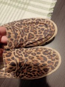 Skórzane mokasyny zapato panterka r36