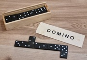 Gra Domino - nowe, stan idealny - drewniane pudełko.