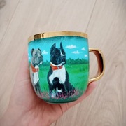 Kubek porcelanowy ręcznie malowany 