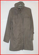 długa kurtka  H&M  44 przejściówka parka kaptur bawełna + płaszcz
