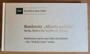 Album NBP banknoty PRL "Miasta polskie" 1990 stan UNC 