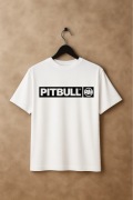koszulka pitbull white & black