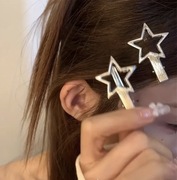 HITwsuwki gwiazdki do włosów 2szt ozdoba y2k modne