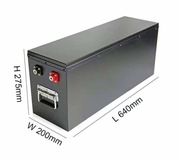 Duży metalowy pojemnik na magazyn energii, ogniwa LiFePo4 8s, itp