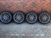 Felgi 19 MSW 50 Grey Polished  z oponami Yokohama Advan Sport