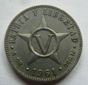Kuba 5 centavos, 1961