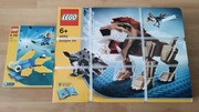 LEGO Designer 4884 Dzikie drapieżniki + 4401 Małe stworzenia