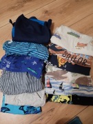 Zestaw letich ubrań chłopięcych bluzeczki i spodenki