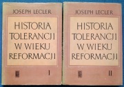 Joseph Lecler - Historia tolerancji w wieku reformacji