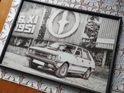 Plakat wydruk A3 (29,7x42cm) - FSO Polonez 2000