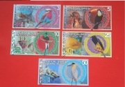 Zestaw 5 szt. banknotów Wyspa Aldabra 3, 5, 10, 25, 50 dolarów 2017