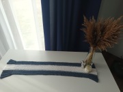 Bieżnik, dł. 100 cm, makrama, serwetka, na prezent