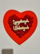 ŻYWY OBRAZ prezent na walentynki, chrobotek, serce