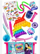 GIRLZONE Zestaw Slime Jednorożec Fidget Dla Dzieci Dziewczynek