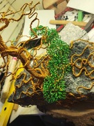 rękodzieło z drutu drzewko szczęścia bonsai prezent duże dekoracja