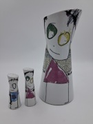 Komplet Poul Pava - solniczka, pieprzniczka + dzbanek/karafka (Dania)