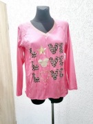 Fuksja bluzka serca Miki 42