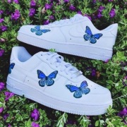 Nike Air force 1 (GS) custom motyle