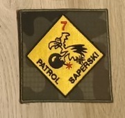 Naszywka patrol saperów 