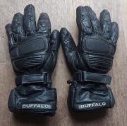 Buffalo rękawice motocyklowe rozmiar S skóra Waterproof Thinsulate czarne