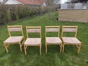 Komplet 4 krzeseł Vintage TSM Dania | Design lat 60. | Model 14