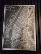 Obraz ikea  mapa NEW YORK 