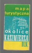  Kazimierz Dolny okolice 1969 mapa