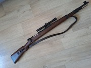 Replika ASG KAR98k - wersja zwiadowcza z lunetą - Snow Wolf + 3 magi