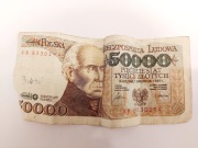 50000 zł 1989 seria AB