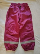 Spodnie dziewczęce przeciwdeszczowe 110/116