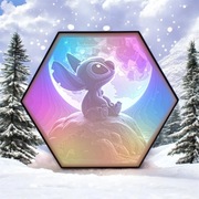 Lampa LED Stitch Hexagon 