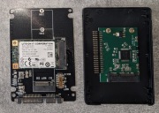 Dysk SSD mSATA 64GB + 2 x adapter 2.5" SATA i IDE