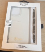 Guess GUHCP13XKPSBK iPhone 13 Pro Max 6,7" Transparent hardcase Black Pearl
