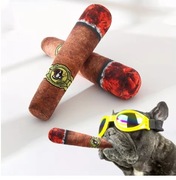 Pluszak Zabawka Cygaro Dla Psa Papieros Maskotka Piszczałka