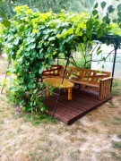 Meble z palet, narożnik, stolik i podest DO NEGOCJACJI,