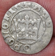 Jan I Olbracht, półgrosz bez daty, Kraków, pierścień pod koroną