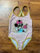 Strój kąpielowy jednoczęściowy kostium monokini Zara Disney 104 cm 3 4