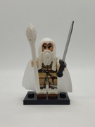 Minifigurka Gandalf Biały z świata Władca Pierścieni Kompatybilna z LEGO