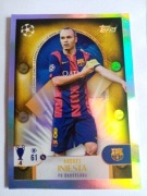 Topps naklejka uefa champions league 2025 /26 Andres Iniesta 275 Barcelona 