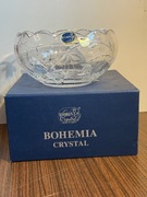 Piękna Kryształowa patera misa Bohemia Crystal Czechy