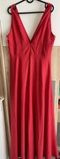 Czerwona długa sexi sukienka