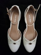 Buty ślubne białe czółenka na obcasie 38 Anna Field nowe