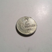 Moneta 2 grosze 1949