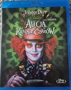 ALICJA W KRAINIE CZARÓW. JOHNNY DEPP.  BLU-RAY