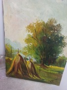 Stary obraz sanockiego malarza