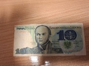 Banknot 10 zł 1982  Solidarność  Nie głosuj 20 zł Nasi siedzą