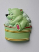 Miś, misiu w balii - magnes na lodówkę