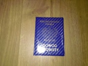 Etui na dowód osobisty Rzeczpospolita Polska granatowe niebieskie