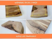 Deska kuchenna do krojenia serwowania orzech włoski #4 SZEPT